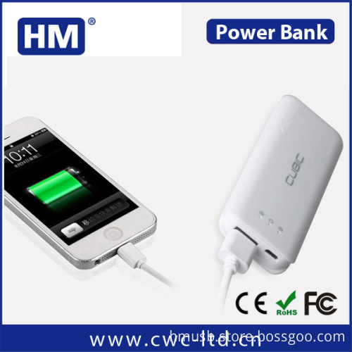 universal customized mobile power bank gifts with fc ce rohs
